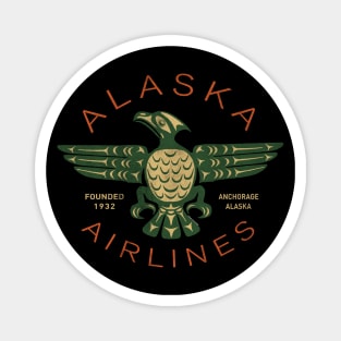 Alaska Airlines 2 by © Buck Tee Originals Magnet